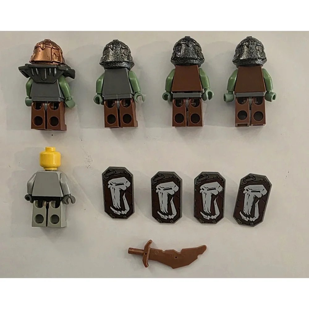 LEGO‎ 7048 Castle Troll Warship- Parts With Manuals & Some Minifigures-Read
